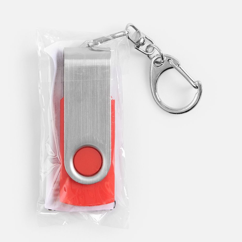 Флешка Twist, красная