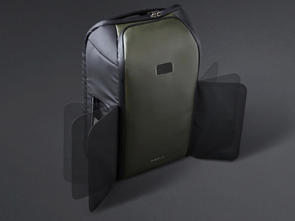 Водостойкий антикражный рюкзак FlipPack для ноутбука 15.6