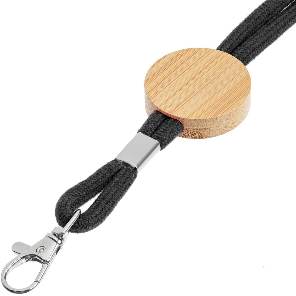 Шнурок для бейджа Tube Wood