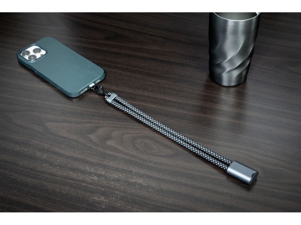 Ремешок-держатель для телефона с зарядным кабелем USB-C - USB-C Lany Wristband Charge Eco