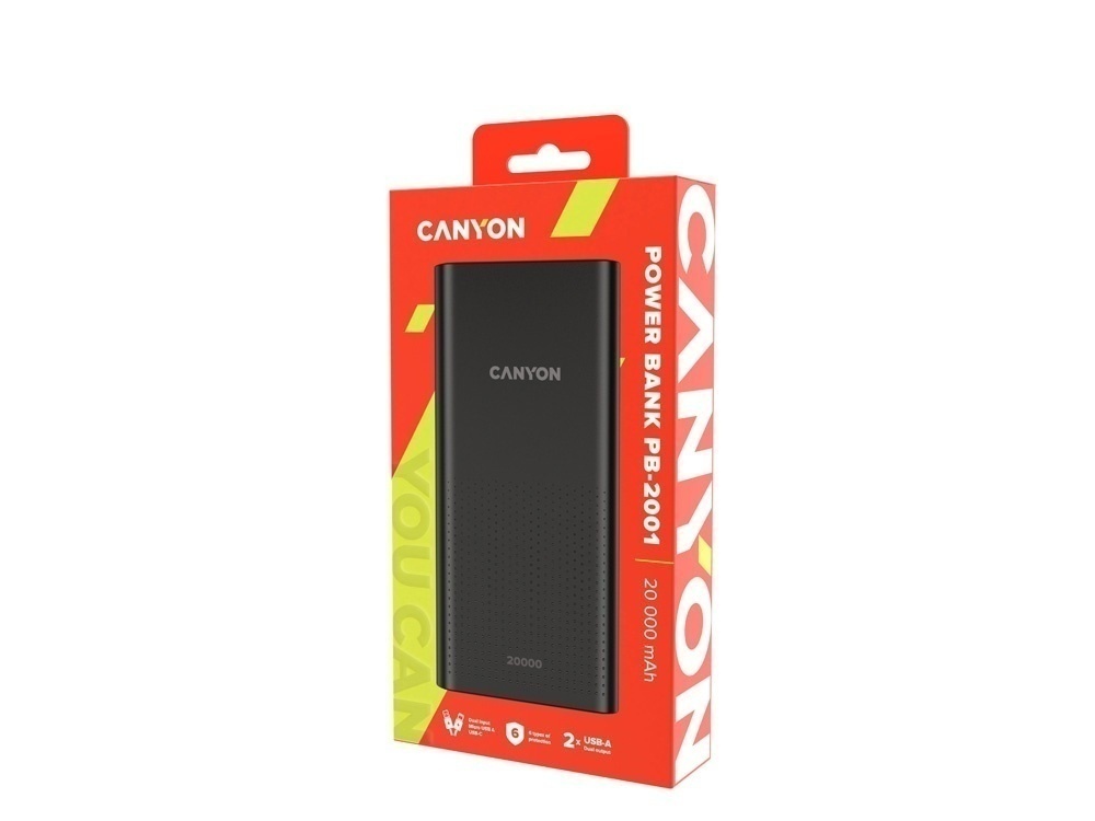 Внешний аккумулятор PB-2001, 20000 mAh