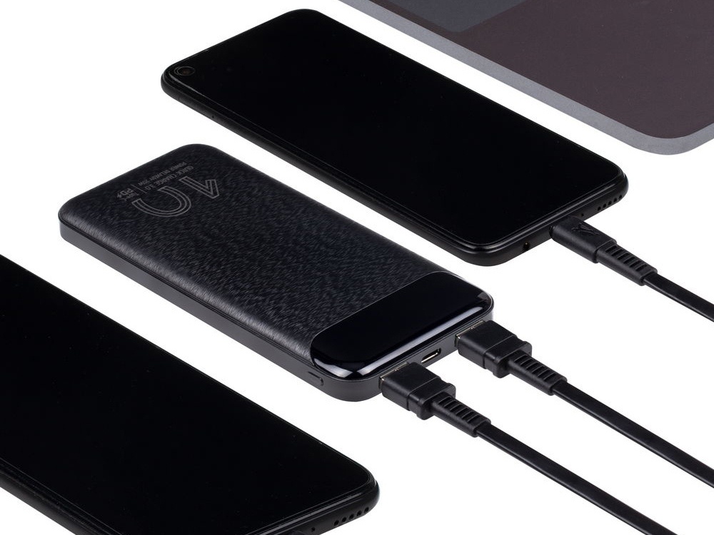 Внешний аккумулятор с дисплеем, 10000 mAh