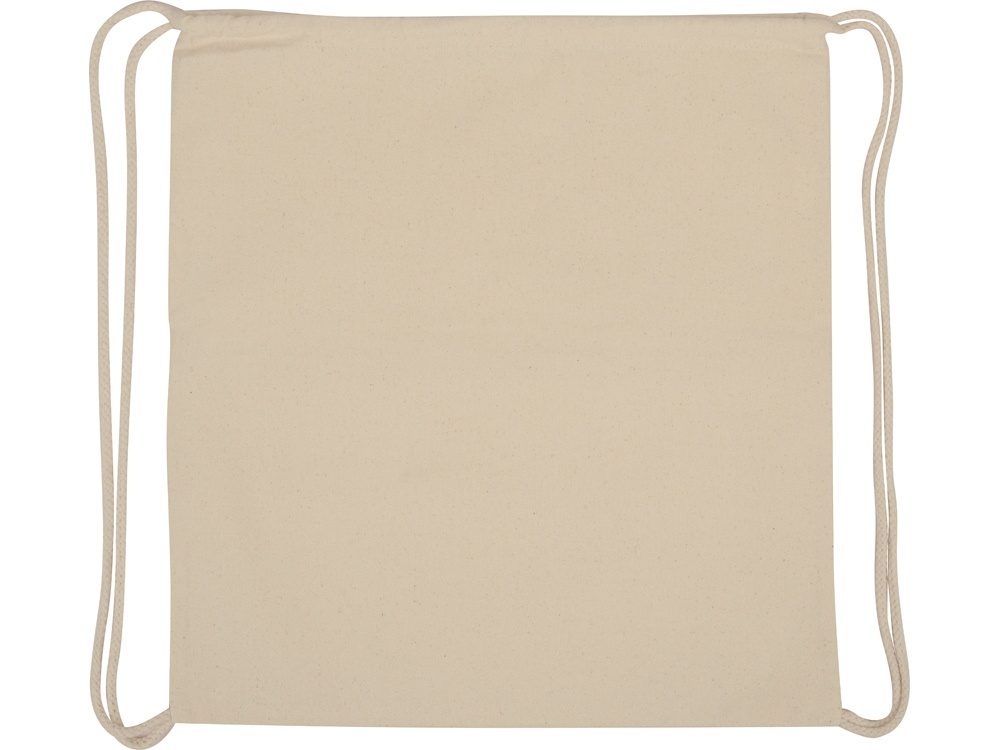 Рюкзак-мешок хлопковый Lark с цветной молнией