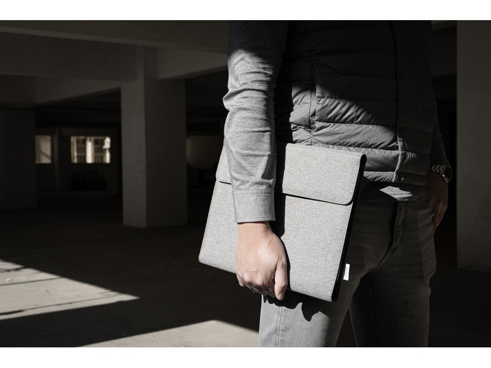 Портфолио А4 из RPET NotyFolio Eco с отделением для ноутбука 13