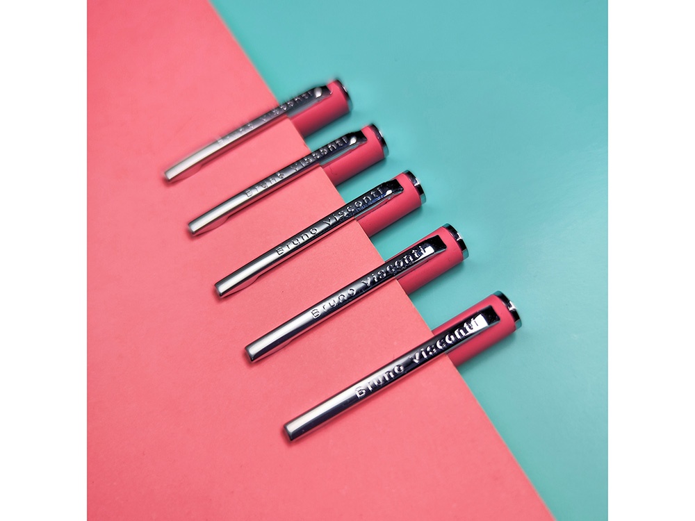 Ручка металлическая шариковая Palermo, софт-тач