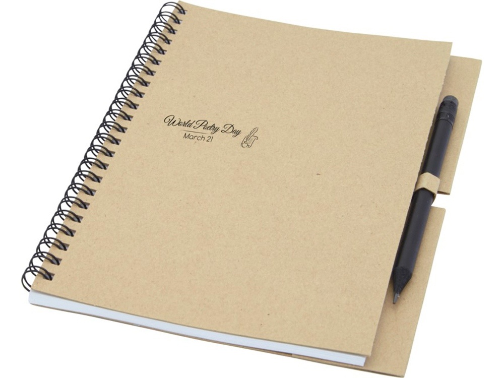 Блокнот A6 Luciano Eco с карандашом