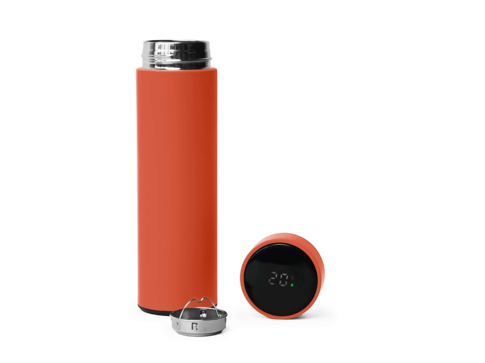 Термос MARK LED, soft touch