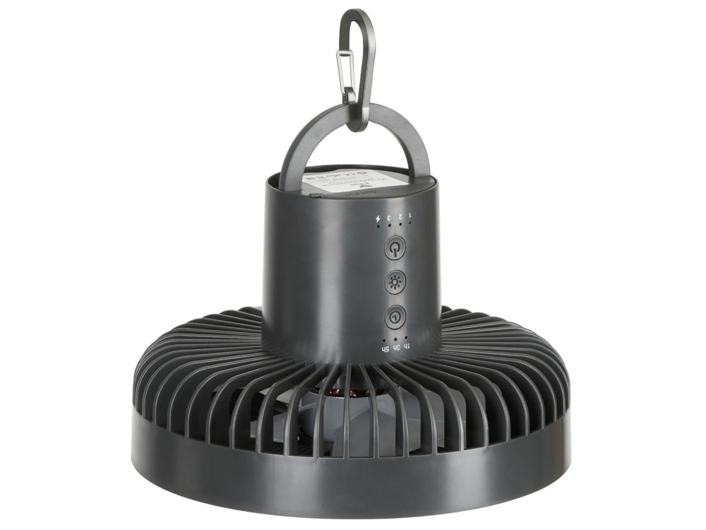 Портативный вентилятор с фонарем Jon